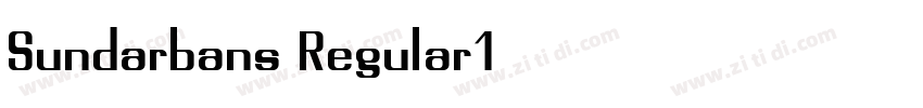 Sundarbans Regular1字体转换